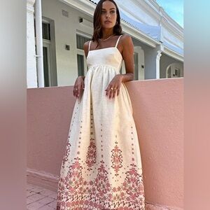 Commense | Dresses | Cappuccino Ombre Mesh Zippered Long Dress Nwt |  Poshmark